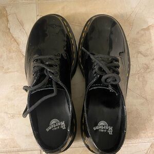 Dr. Martens Black Patent Leather Shoes